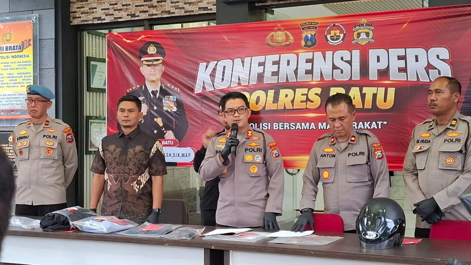 Polres Batu Ringkus 11 Tersangka Curanmor Selama Ops Sikat 2026