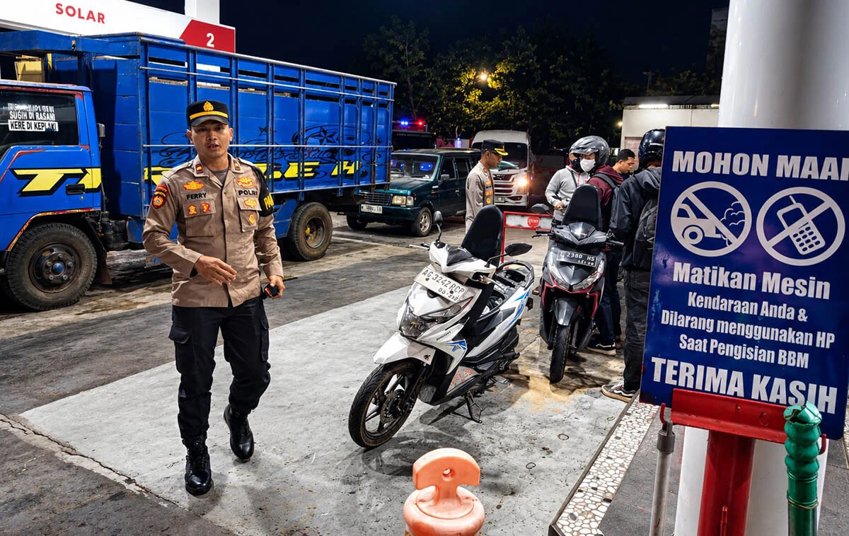 Polres Malang Cek Stok BBM di SPBU, Warga Diminta Tak Borong
