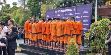 Polres Malang Ungkap 273 Kasus dalam 12 Hari, Amankan 129 Tersangka