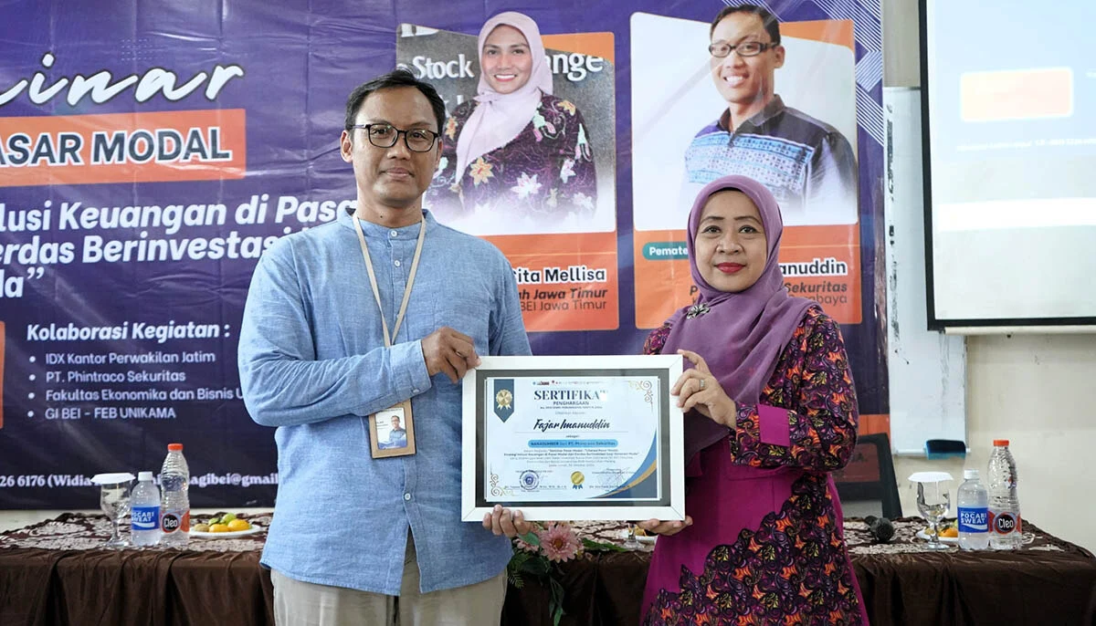 Seminar Literasi Pasar Modal Unikama, Mahasiswa Diajak Cerdas Berinvestasi Saham