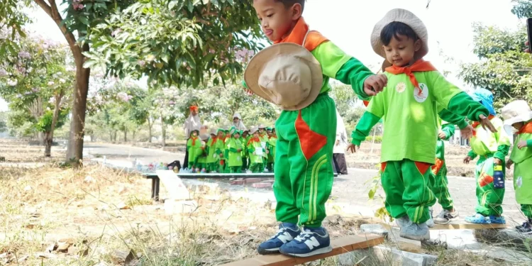 Serunya Detektif Cilik PAUDIT Insan Permata Malang Belajar Mandiri lewat Petualangan dan Kemah