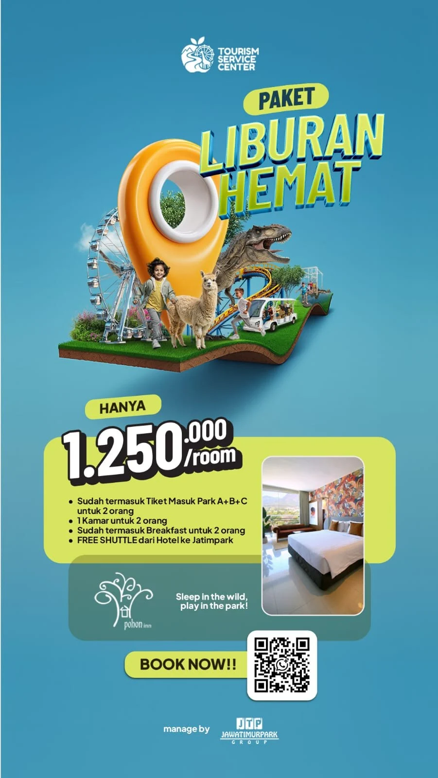 Solusi Itinerary Paket Wisata Anti-Ribet di Tourism Service Center Jatim Park