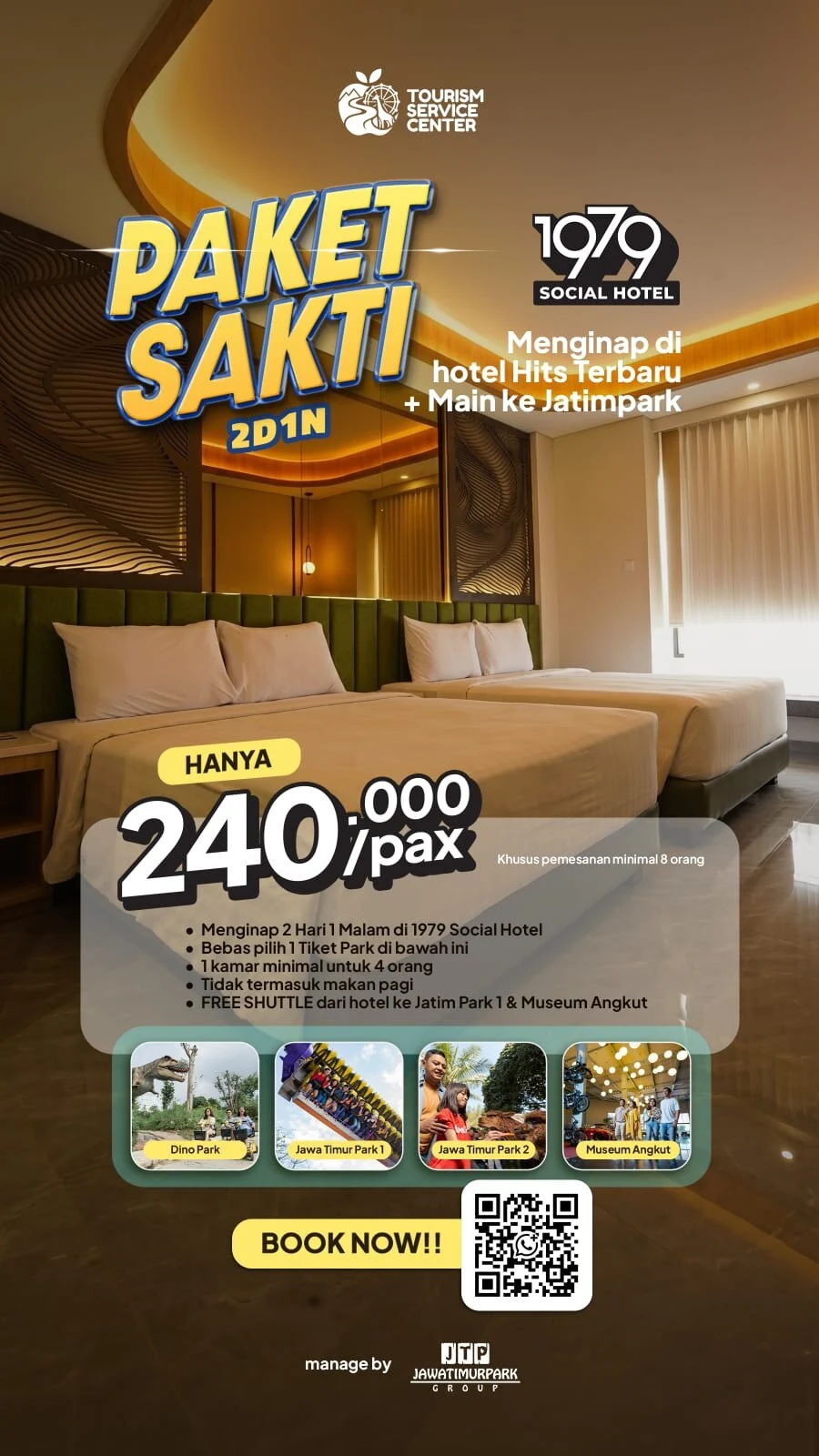 Solusi Itinerary Paket Wisata Anti-Ribet di Tourism Service Center Jatim Park