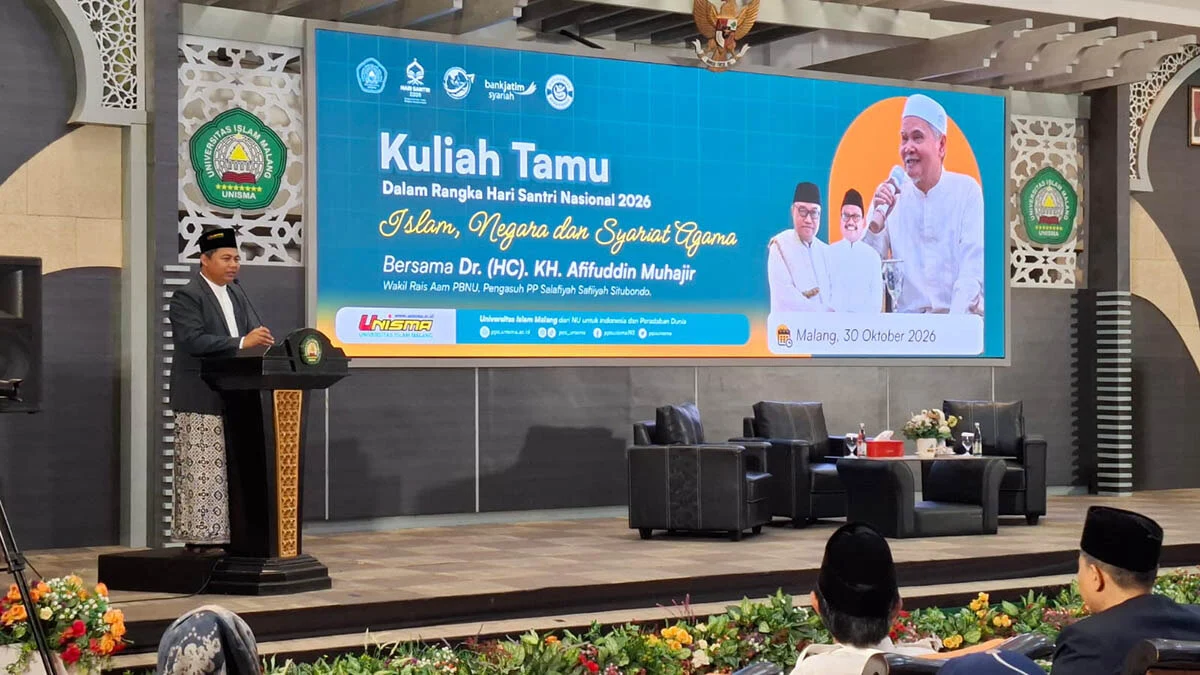Unisma Hadirkan Kiai Afifuddin Muhajir dalam Kuliah Tamu Hari Santri 2026