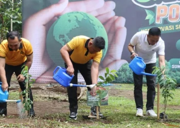 Wali Kota Malang dan Kapolresta Tanam 200 Pohon untuk Lestarikan Sumber Mata Air